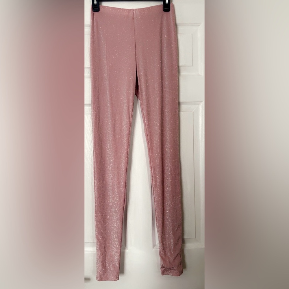 Naked Wardrobe Elegant Pink Women's Pants Large